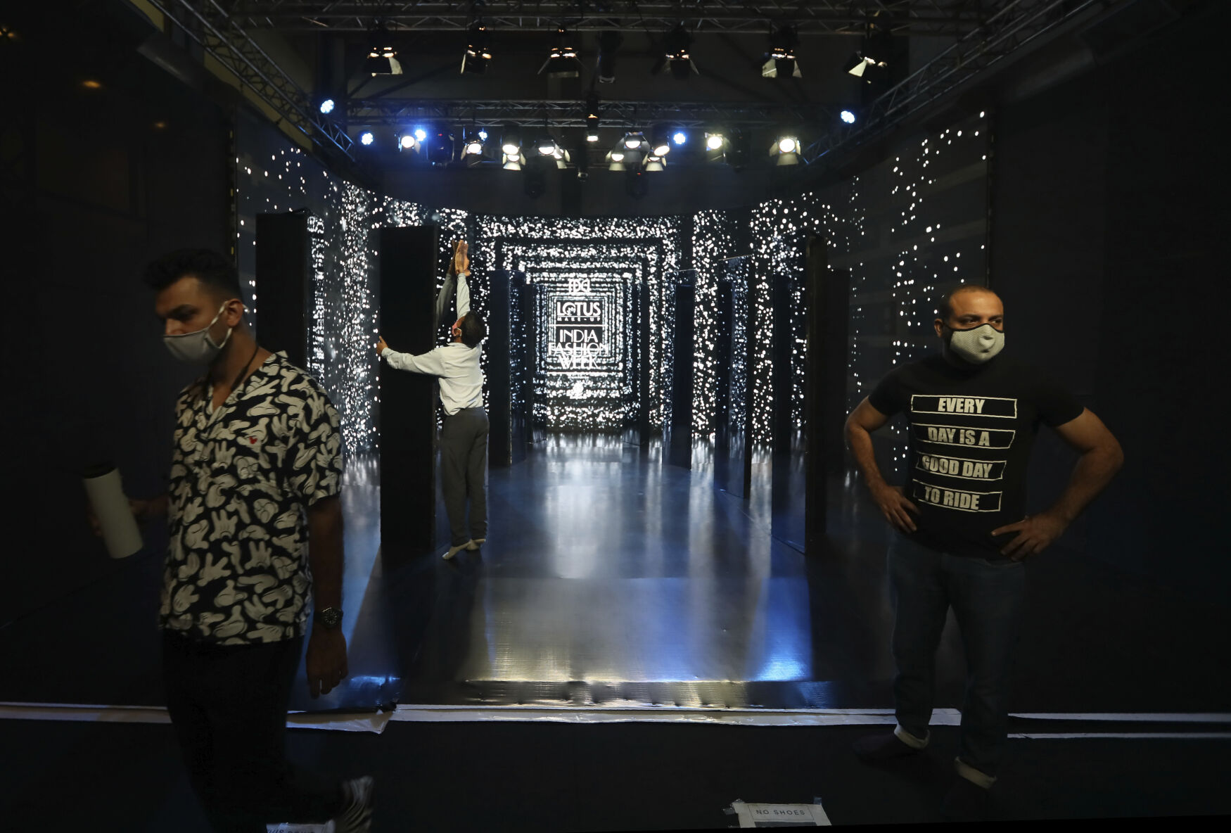 Virus Outbreak India Digital Fashion Week Photo Gallery
